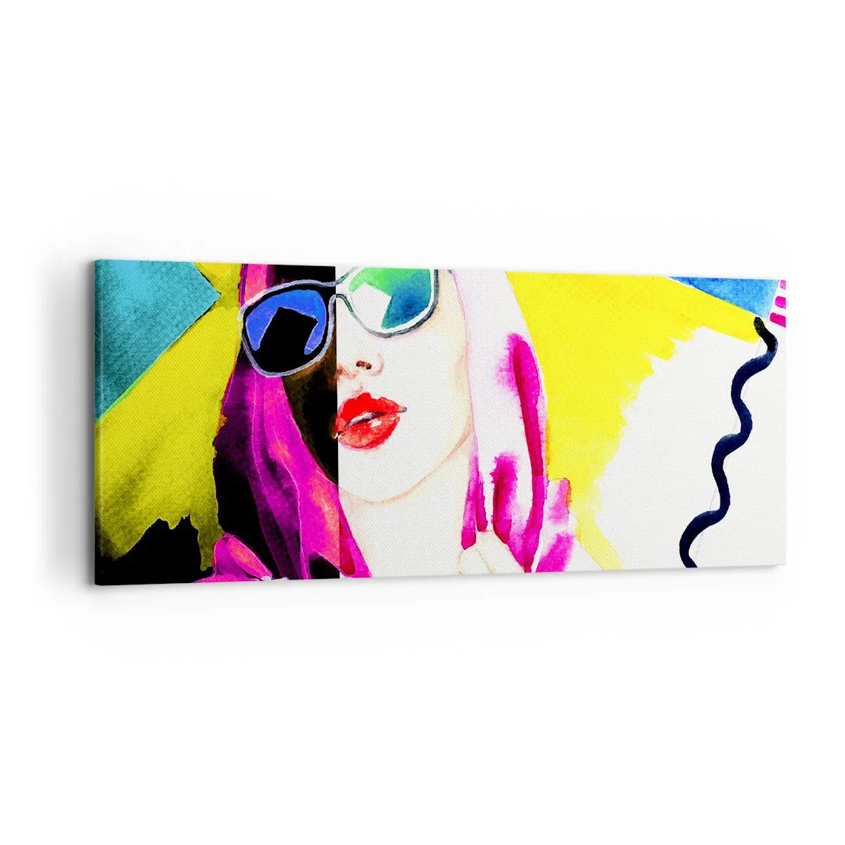 Canvas picture - I Am not White I Am not Black - 120x50 cm