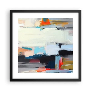 Poster in black frame - Is There a Method? - 40x40 cm