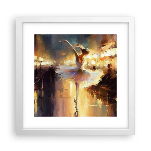 Poster in white frmae - Miracle on the Street - 30x30 cm