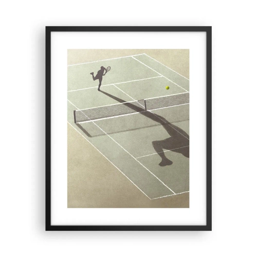 Poster in black frame - Overcoming Yourself - 40x50 cm