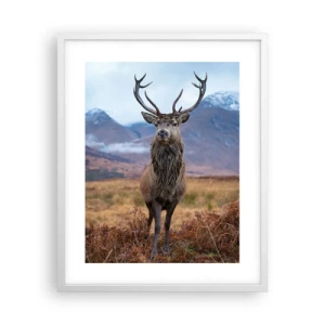 Poster in white frmae - On Your Own Land - 40x50 cm