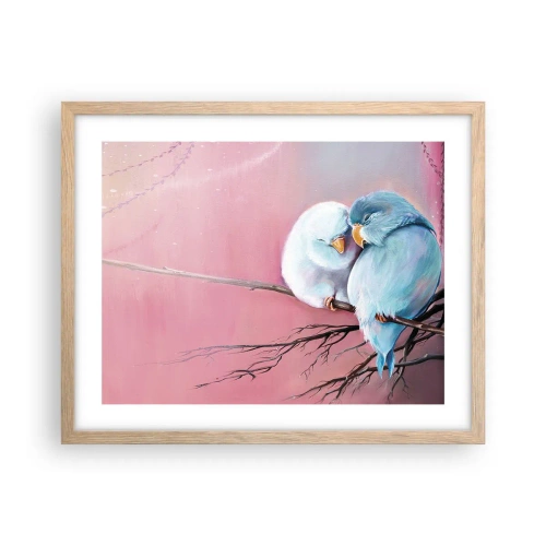 Poster in light oak frame - What Can We Add? - 50x40 cm