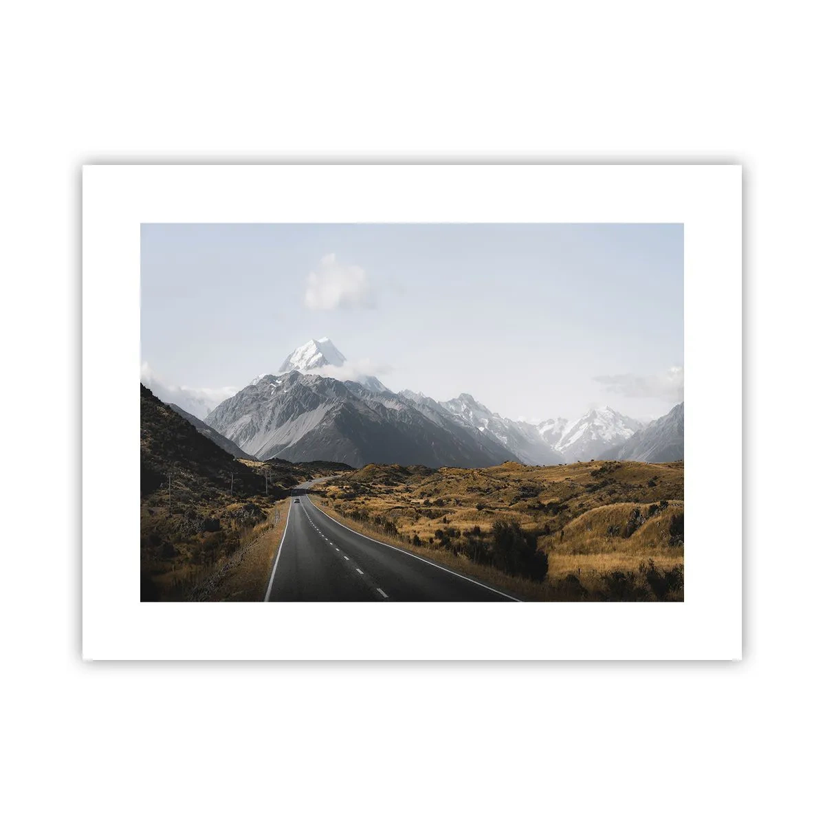 Poster - Road to the Heart of the Mountains - 40x30 cm