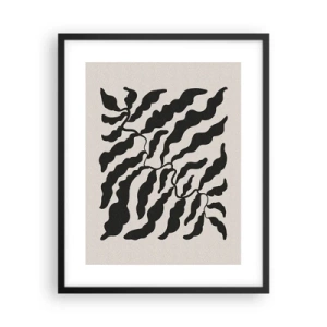 Poster in black frame - Nature of a Square - 40x50 cm