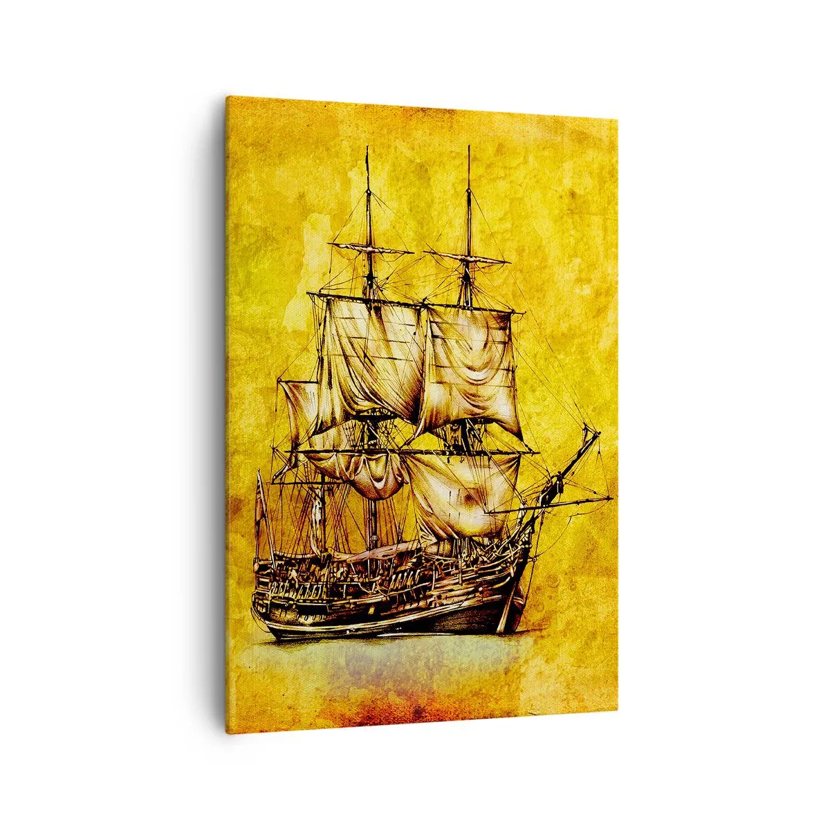 Canvas picture - Direction Tortuga! - 70x100 cm