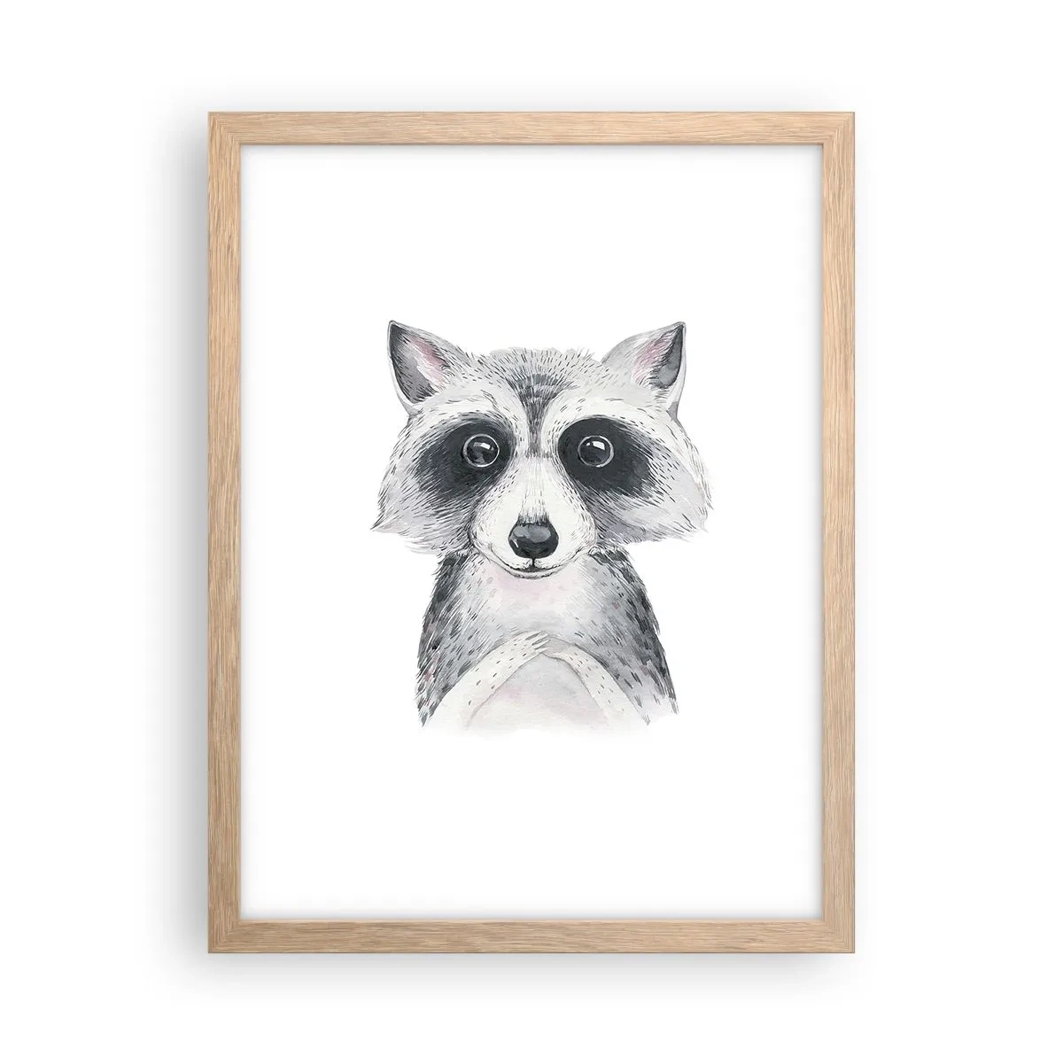 Poster in light oak frame - Emotional Moment - 30x40 cm