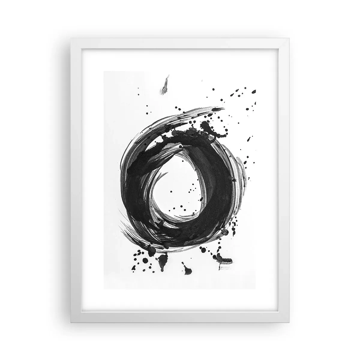 Poster in white frmae - Whirl of Creation - 30x40 cm