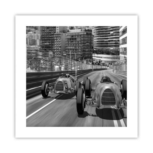 Poster - Long Time Ago in Monte Carlo - 40x40 cm