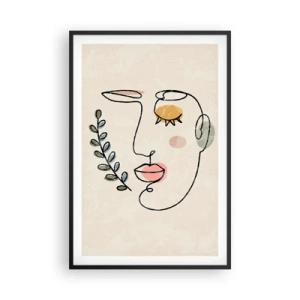 Poster in black frame - Discovered Peace - 61x91 cm