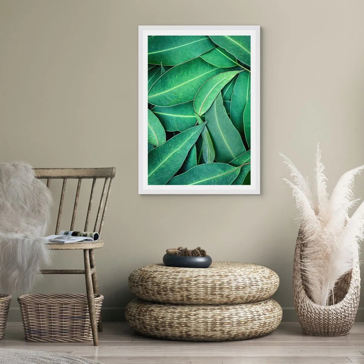 Poster in white frmae - Juicy and Fresh - 70x100 cm