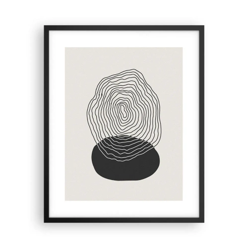 Poster in black frame - Durability and Vibration - 40x50 cm