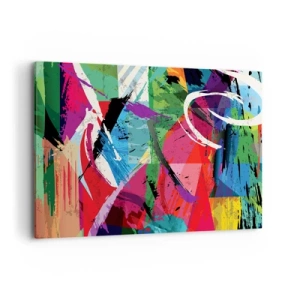 Canvas picture - Fast, Vividly and Jamming - 100x70 cm