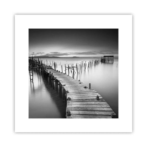 Poster - Peace of a Forgotten Shore - 30x30 cm