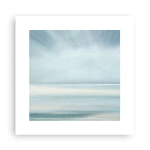 Poster - Calm up to the Horizon - 30x30 cm