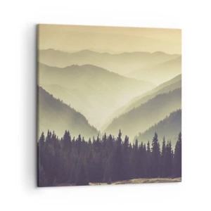 Canvas picture - In a Faraway Land, Past the Mountains - 50x50 cm