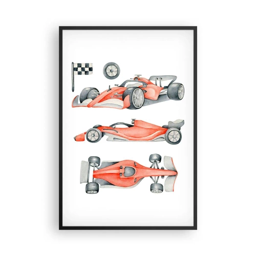 Poster in black frame - Race for the Dreams - 61x91 cm