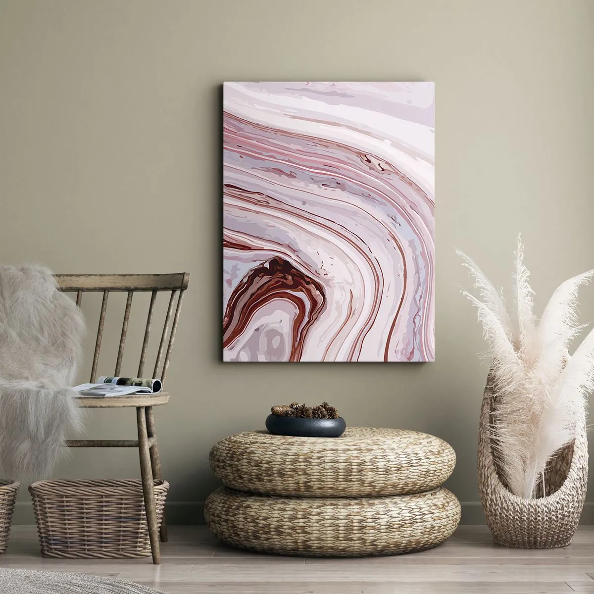 Canvas picture - Straight then to the Bottom Right - 50x70 cm