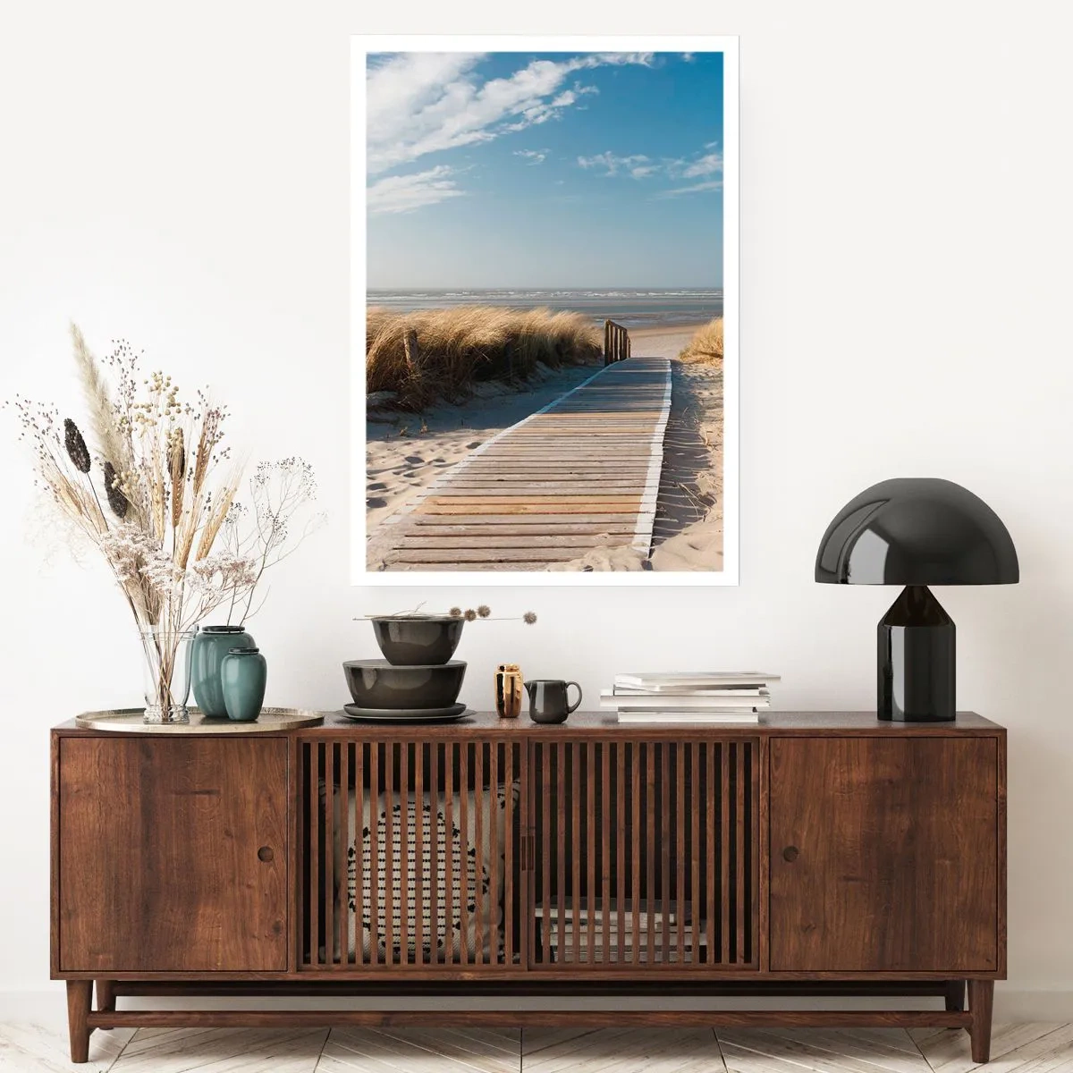 Poster - Behind a Dune, in the Hum of Trees - 30x40 cm