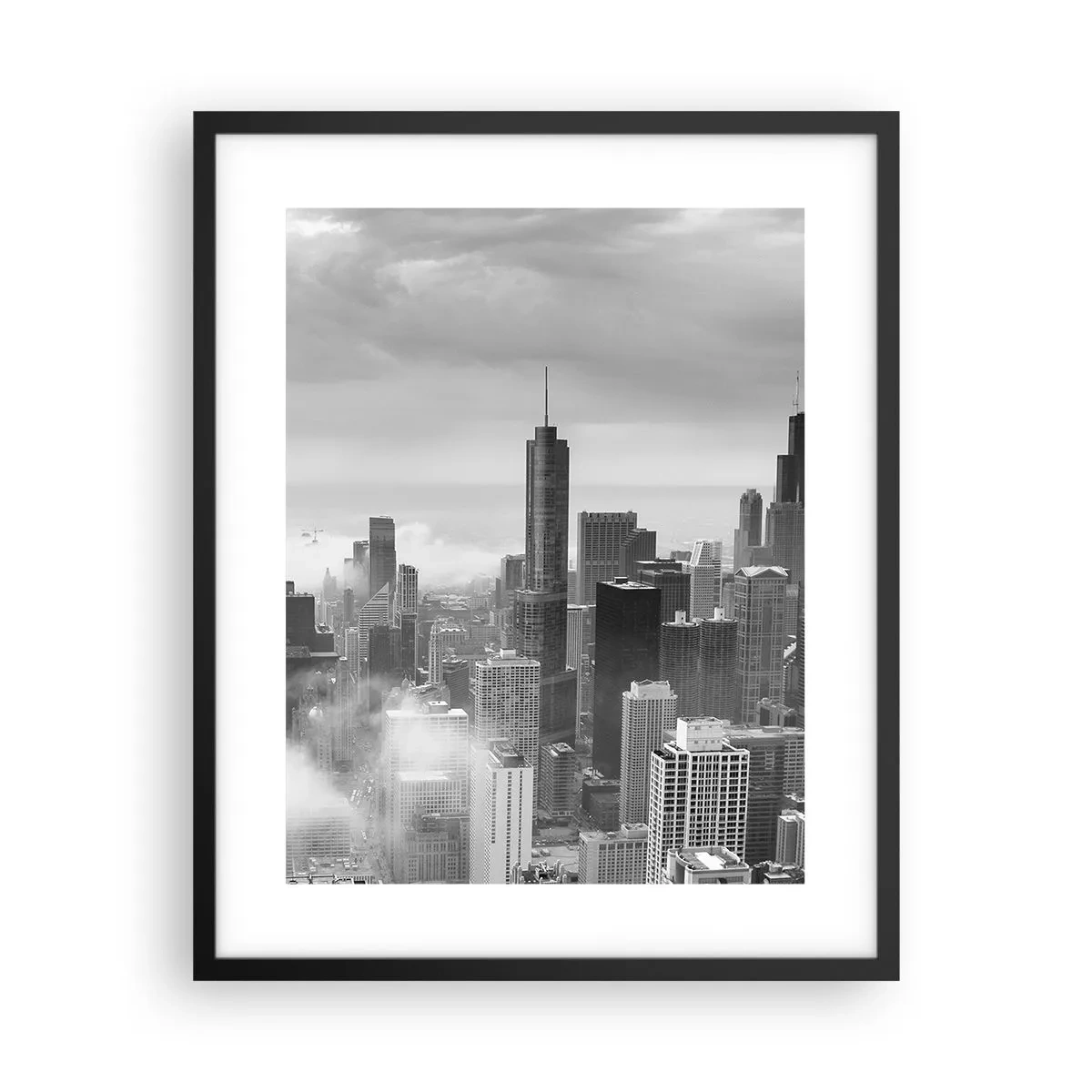 Poster in black frame - American Landscape - 40x50 cm