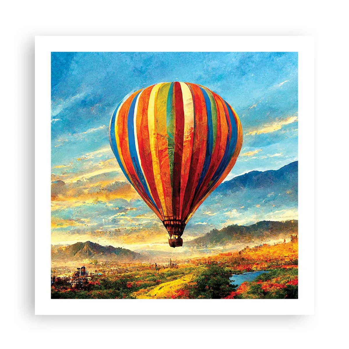 Poster - More Can Be Seen in Silence - 60x60 cm