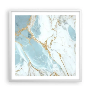 Poster in white frmae - Richness of the Stone - 60x60 cm
