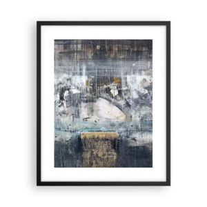 Poster in black frame - Icy Path - 40x50 cm