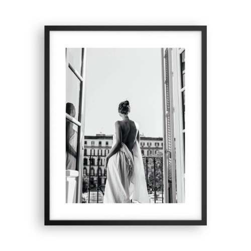 Poster in black frame - Awakening of the Senses - 40x50 cm