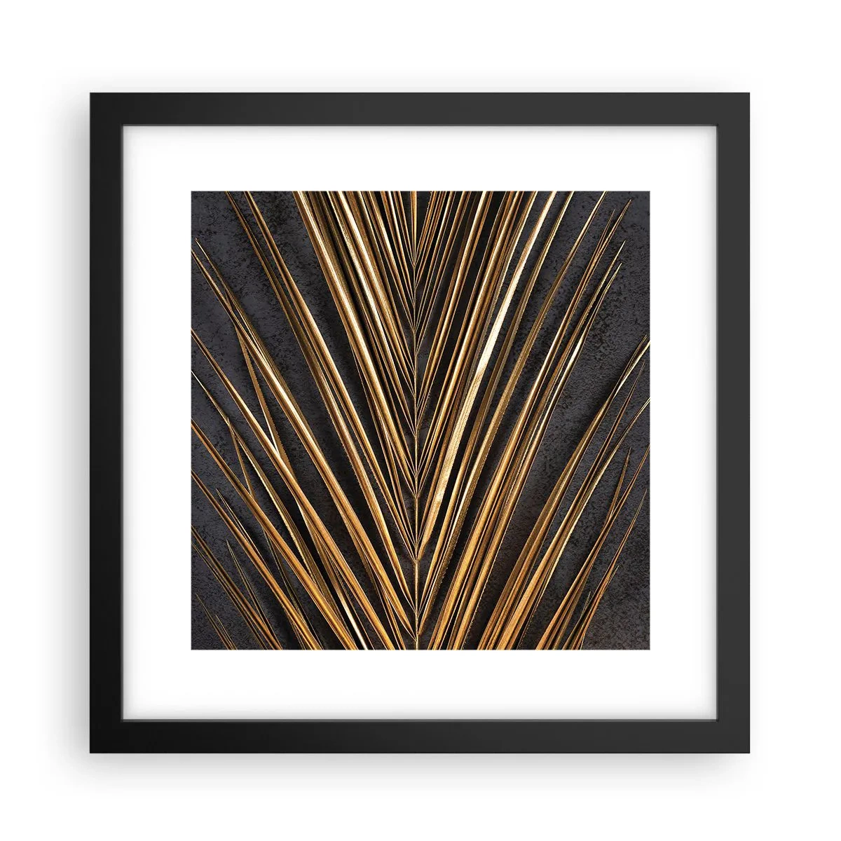 Poster in black frame - Gold of the Tropics - 30x30 cm