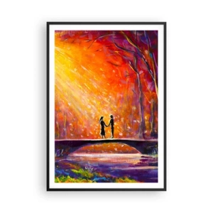 Poster in black frame - Heaven Loves Them Too - 70x100 cm
