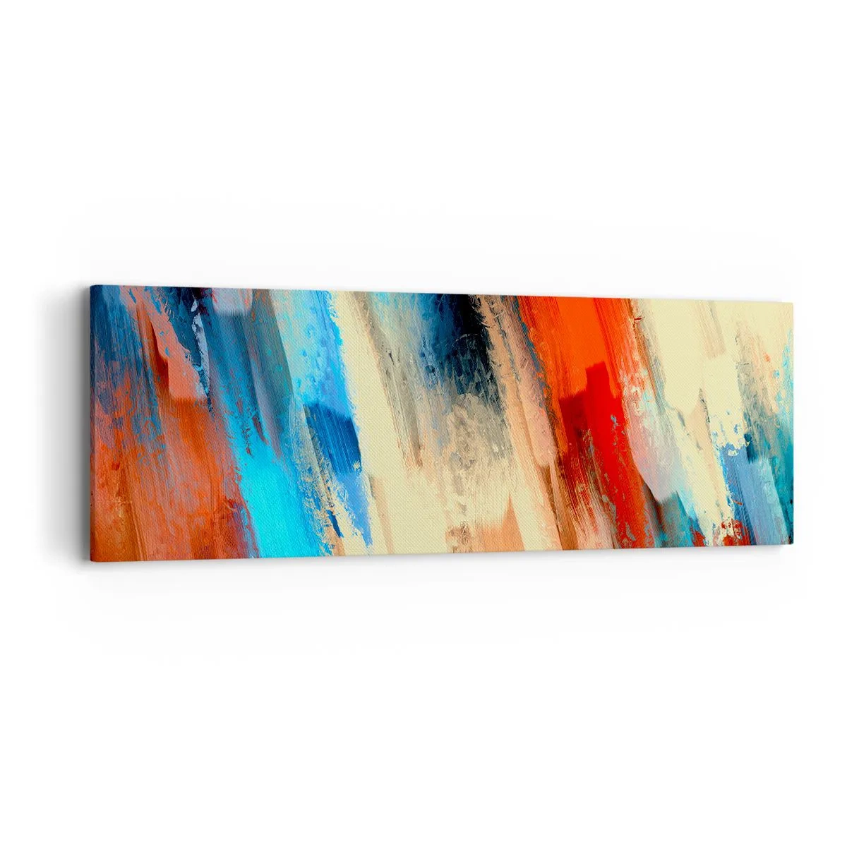 Canvas picture - Cascade of Colours - 90x30 cm