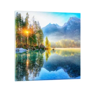 Glass picture - Majesty and Sweetness - 60x60 cm