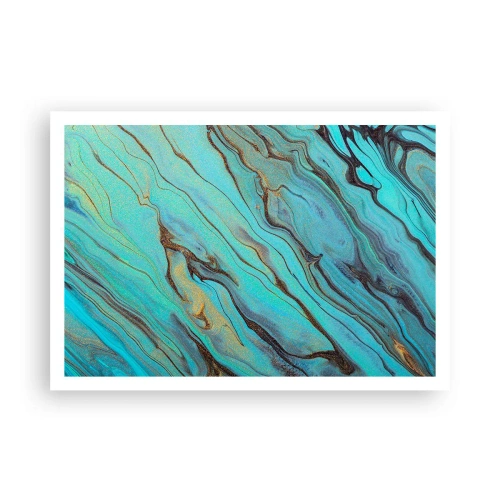 Poster - Turquoise Tide - 100x70 cm
