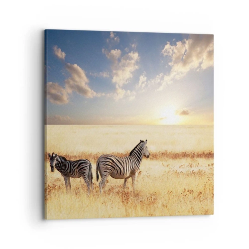 Canvas picture - Go away, Don't Disturb - 70x70 cm