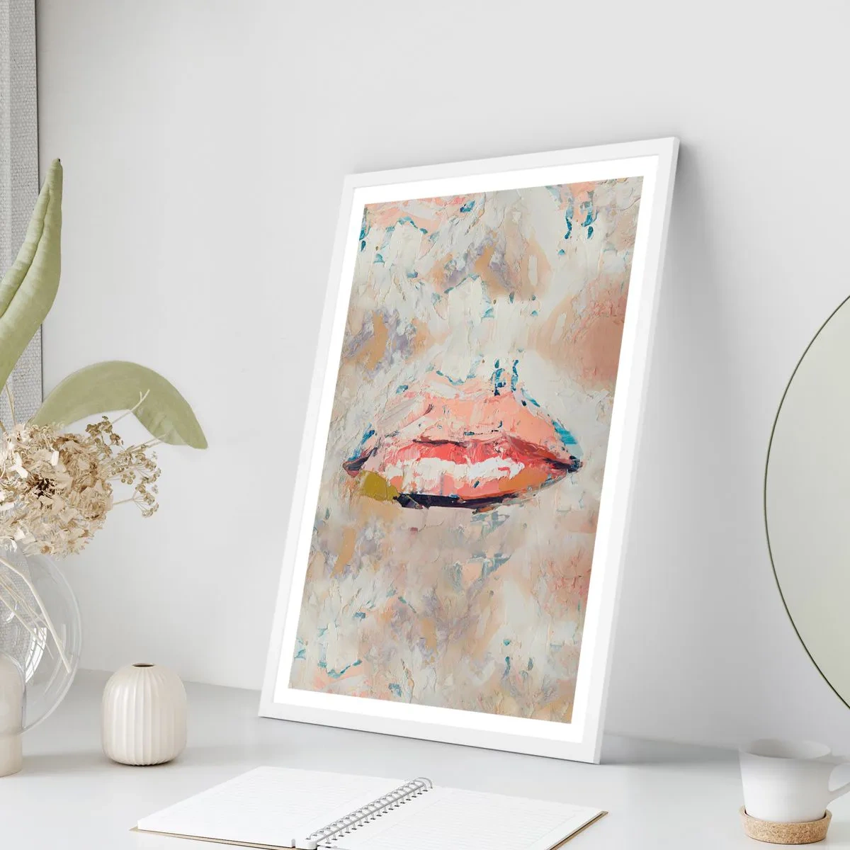 Poster in white frmae - It Awakens the Senses - 30x40 cm