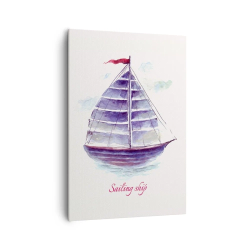 Canvas picture - Full Sails And Calm Waters - 70x100 cm