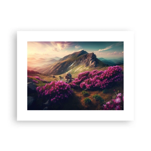 Poster - Summer in the Mountains - 40x30 cm