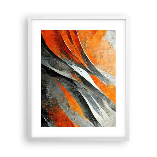 Poster in white frmae - Heat and Coolness - 40x50 cm