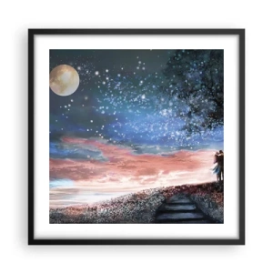 Poster in black frame - Starry Spectacle - 50x50 cm