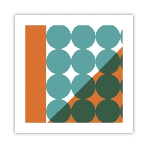 Poster - Upwards and Diagonally - 40x40 cm