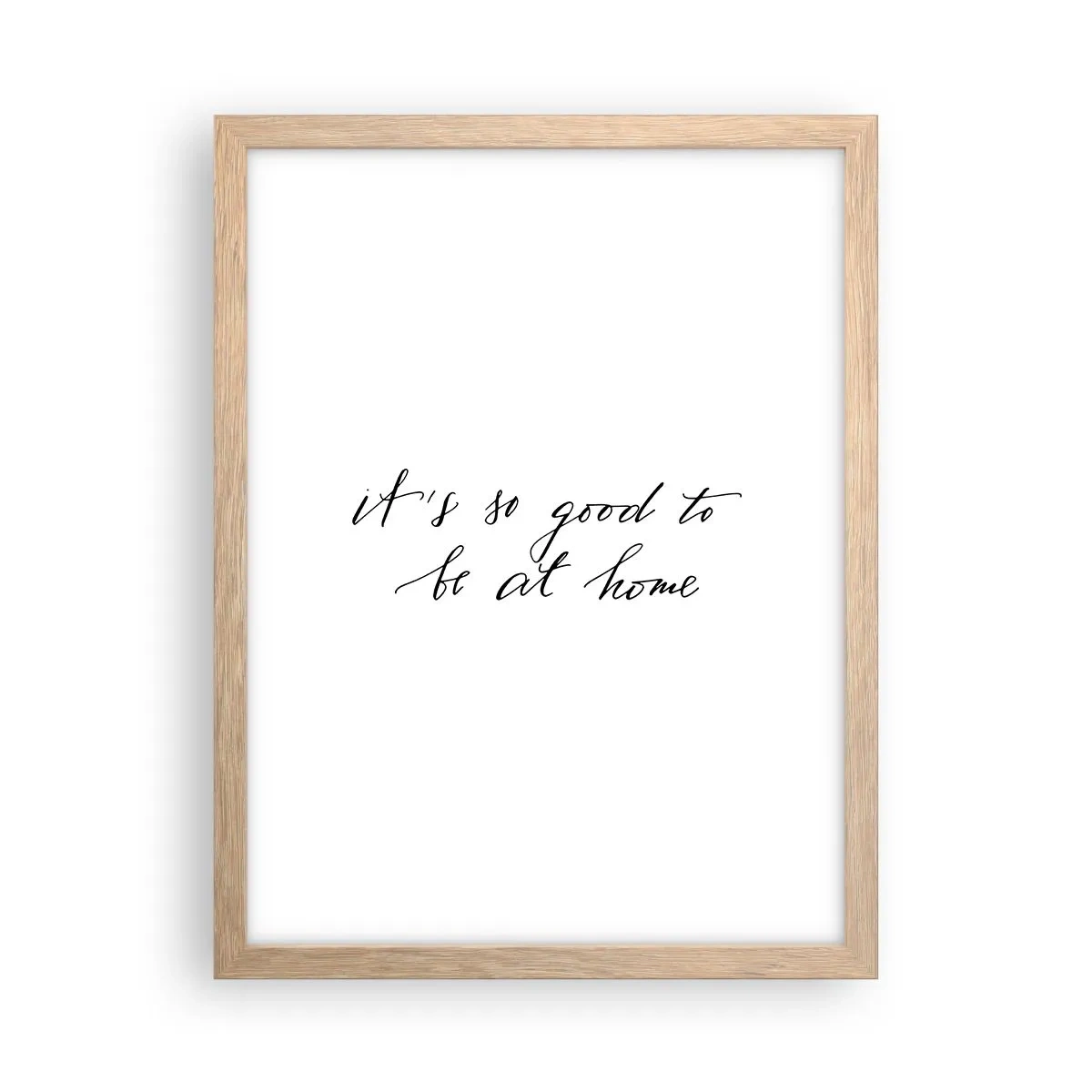 Poster in light oak frame - Whole Truth - 30x40 cm