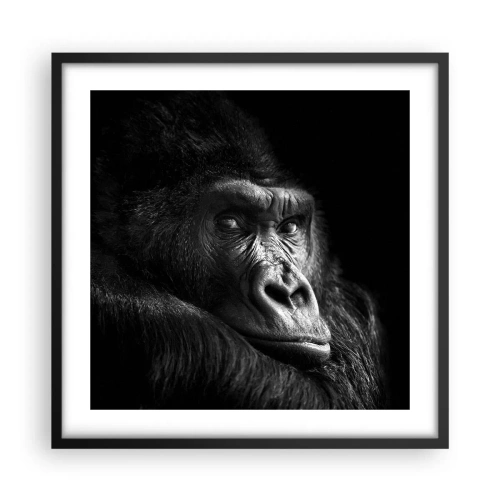 Poster in black frame - What Are You Looking At? - 50x50 cm