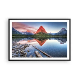 Poster in black frame - Heat and Cold - 91x61 cm