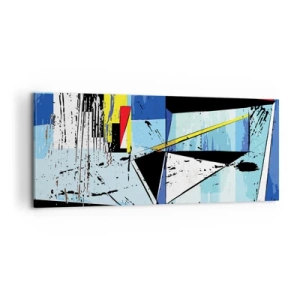 Canvas picture - Looking at the World at an Angle - 100x40 cm