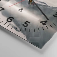 Clock face with numbers