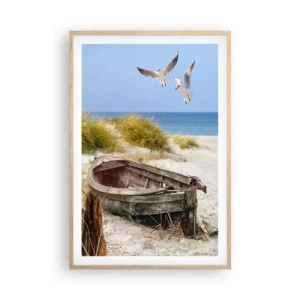 Poster in light oak frame - Bathed in the Sun - 61x91 cm