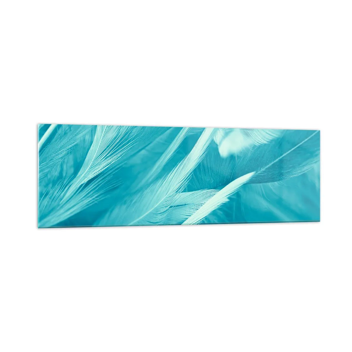Glass picture - Drowning in Feathers - 160x50 cm