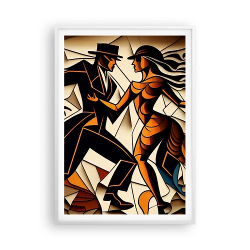 Poster in white frmae - Dance of Passion - 70x100 cm