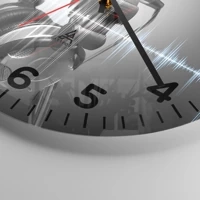 Clock face with numbers