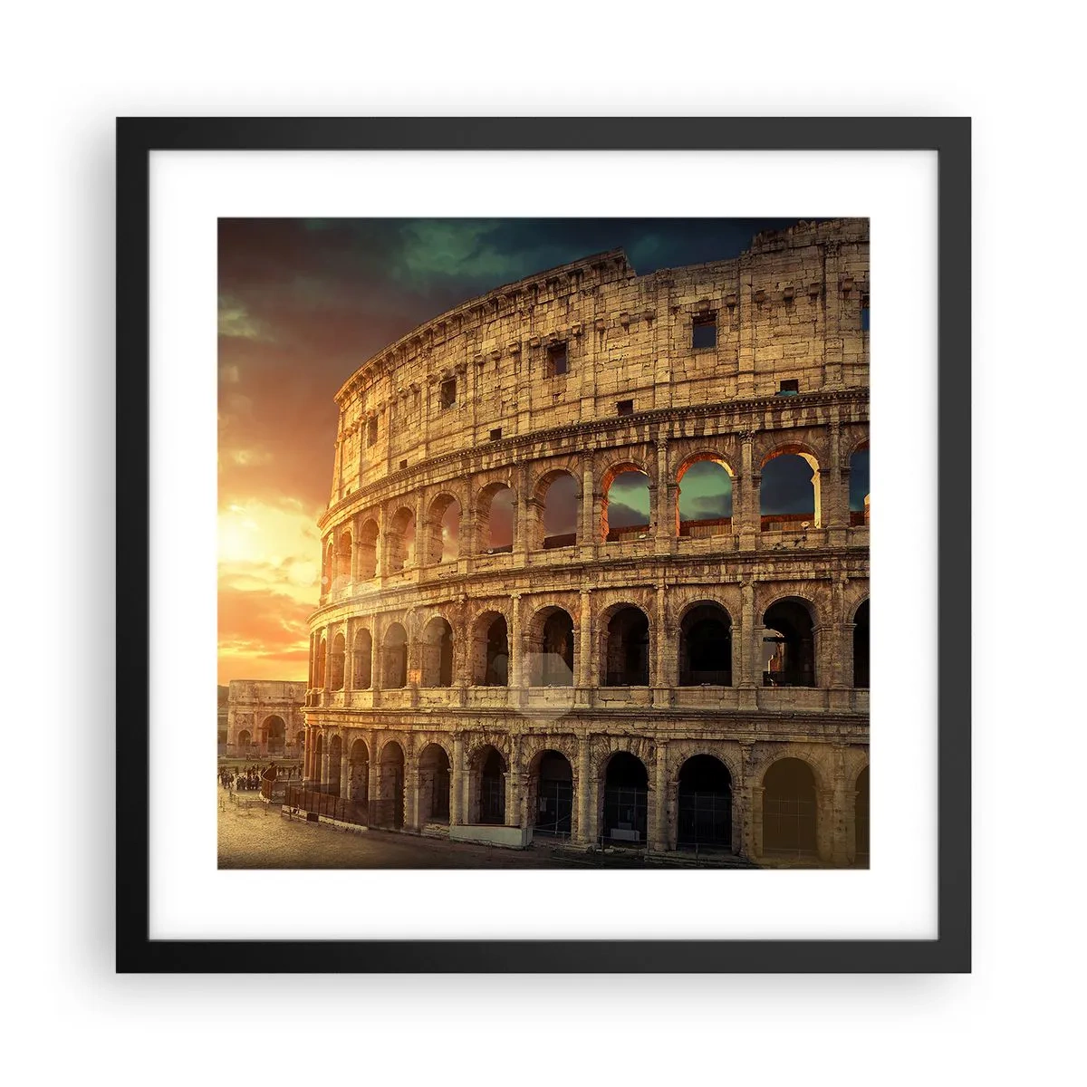 Poster in black frame - Colossal Impression - 40x40 cm