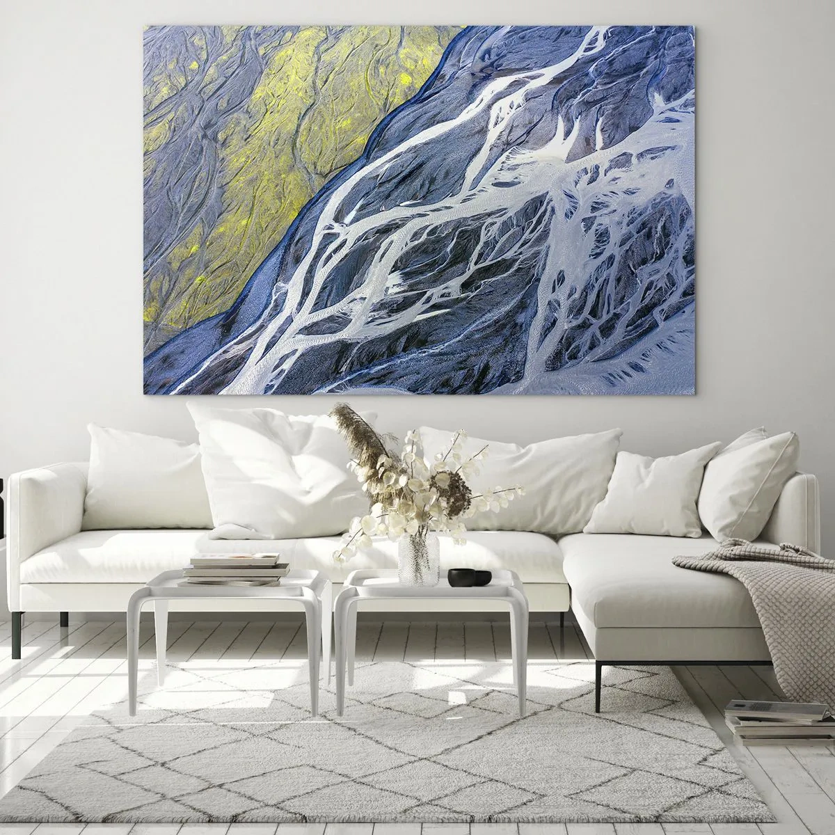 Glass picture - Cave Paintings of Nature - 100x70 cm